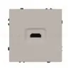 Механизм HDMI розетки Arlight SCT-NOBE-MHD1-SFPL-CA (Кашемир) 061842 061842 - 3