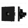 Механизм телевизионной розетки Arlight SCT-NOBE-MTV1-SFPL-BK (Черный оникс) 054293 054293 - 1