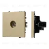 Механизм телевизионной розетки Arlight SCT-NOBE-MTV1-SFPL-GD (Золотой песок) 054294 054294 - 1