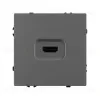 Механизм HDMI розетки Arlight SCT-NOBE-MHD1-SFPL-GR (Серый базальт) 061844 061844 - 4