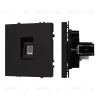 Механизм телефонной розетки Arlight SCT-NOBE-MTL1-SFPL-BK (RJ-11, 4C) (Черный оникс) 054301 054301 - 1