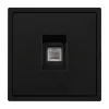 Механизм телефонной розетки Arlight SCT-NOBE-MTL1-SFPL-BK (RJ-11, 4C) (Черный оникс) 054301 054301 - 2