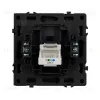 Механизм телефонной розетки Arlight SCT-NOBE-MTL1-SFPL-BK (RJ-11, 4C) (Черный оникс) 054301 054301 - 4