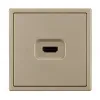 Механизм HDMI розетки Arlight SCT-NOBE-MHD1-SFPL-GD (Золотой песок) 061843 061843 - 3