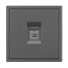 Механизм телефонной розетки Arlight SCT-NOBE-MTL1-SFPL-GR (RJ-11, 4C) (Серый базальт) 054303 054303 - 2