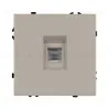 Механизм телефонной розетки Arlight SCT-NOBE-MTL1-SFPL-CA (RJ-11, 4C) (Кашемир) 061892 061892 - 2