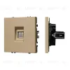 Механизм телефонной розетки Arlight SCT-NOBE-MTL1-SFPL-GD (RJ-11, 4C) (Золотой песок) 054302 054302 - 1