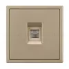 Механизм телефонной розетки Arlight SCT-NOBE-MTL1-SFPL-GD (RJ-11, 4C) (Золотой песок) 054302 054302 - 4