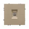 Механизм телефонной розетки Arlight SCT-NOBE-MTL1-SFPL-GD (RJ-11, 4C) (Золотой песок) 054302 054302 - 2