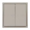 Механизм выключателя двухклавишный перекрестный Arlight SWT-NOBE-MKX2-SFPL-CA (230V, 10A) (Кашемир) 061791 061791 - 2