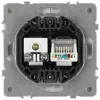 Розетка ЭРА Galaxy 15-3110-01 комбинированная RJ45+TV IP20 белый Б0070776 Б0070776 - 2