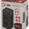 Сетевой фильтр ЭРА TWR-8es-1,5m-4USB-B башня с защитой заземлением с выключателем 8 розеток+4xUSBA+C 1,5м 16А черный Б0069072 Б0069072 - 2
