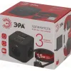 Сетевой фильтр ЭРА CUBE-3es-1,5m-4USB-B куб с заземлением с выключателем 3 розетки+4xUSBA+C 1,5м 16А черный Б0069074 Б0069074 - 2