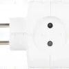Разветвитель электрический ЭРА SP-4-3USBAC-W на 4 розетки + 3 USB A+C со шторками 10А белый Б0069083 Б0069083 - 4