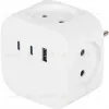 Разветвитель электрический ЭРА SP-4-3USBAC-W на 4 розетки + 3 USB A+C со шторками 10А белый Б0069083 Б0069083 - 1