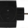 Разветвитель электрический ЭРА SP-4-3USBAC-B на 4 розетки + 3 USB A+C со шторками 10А черный Б0069084 Б0069084 - 3