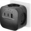 Разветвитель электрический ЭРА SP-4-3USBAC-B на 4 розетки + 3 USB A+C со шторками 10А черный Б0069084 Б0069084 - 6