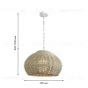 Подвесной светильник Favourite Wicker 4885-1P 4885-1P - 3