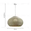 Подвесной светильник Favourite Wicker 4886-1P 4886-1P - 3