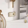 Рамка на 2 поста Baguette белый/золотистая латунь 4690389219672 W0022853 a072283 4690389219672 - 4
