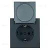 Розетка 1-местная Stekker 250В 16А Мия RST16-3112-05 50455 50455 - 3