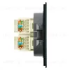 Розетка компьютерная 2-местная RJ-45 (механизм) Stekker Мия RST00-3111-05 50451 50451 - 4