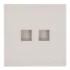 Розетка компьютерная 2-местная RJ-45 (механизм) Stekker Мия RST00-3111-08 50481 50481 - 1