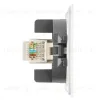 Розетка компьютерная 1-местная RJ-45 (механизм) Stekker Мия RST00-3117-01 50436 50436 - 4