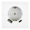 Розетка 1-местная 16А + USB + Type C (механизм) Stekker 250В 20W Мия RST16-3119-01 50438 50438 - 1