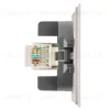 Розетка компьютерная 1-местная RJ-45 (механизм) Stekker Мия RST00-3117-08 50480 50480 - 4