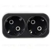 Разветвитель сетевой 2-местный Stekker 250V 16A ABS ADP16-22-20 50680 50680 - 1