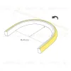 Светодиодная лента герметичная Arlight MOONLIGHT-TOP-X320-11x7mm 24V Day4000 (10 W/m, IP65, CSP, 0,5m, wire x1) (Образец) 055531 055531 - 2