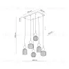 Подвесной светильник TK Lighting 11044 Sophia Cognac a072559 11044 Sophia Cognac - 5