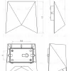 Уличный настенный светильник Arte Lamp Busta A1609AL-1BK A1609AL-1BK - 6