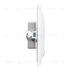 Розетка 2П двойная скрытой установки 16А 250В IP20, белая (керамика) 