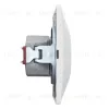 Розетка 2П с защ. шт. скрытой установки 16А 250В IP20,слоновая кость (керамика) 