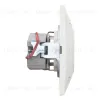 Розетка 2П+З скрытой установки 16А 250В IP20,слоновая кость (керамика) 