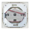 Розетка 2П+З с защ. шт. скрытой установки 16А 250В IP20,слоновая кость (керамика) 