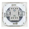 Выключатель кнопка звонковая скрытой установки 6А IP20,слоновая кость (керамика) 