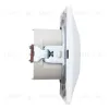 Розетка телефонная RJ11 скрытой установки IP20, белая 