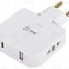 Разветвитель электрический Эра SPF-2-FL-USBC поворотный на 2 розетки + 2USB A+C 10А белый Б0069090 Б0069090 - 1