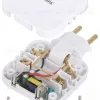 Разветвитель электрический Эра SPF-2-FL-USB поворотный на 2 розетки + 2USB 10А белый Б0069089 Б0069089 - 8