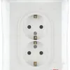 Розетка Эра Galaxy 15-2104-08 с заземлением двойная 2X2P+E Schuko 16А-250В IP20 белый матовый Б0070691 Б0070691 - 4