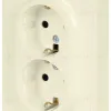 Розетка Эра Galaxy 15-2105-02 с заземлением двойная 2X2P+E Schuko со шторками IP20 16А-250В слоновая кость Б0070699 Б0070699 - 2