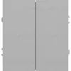 Выключатель Эра Arktik 16-1104-03 двойной 10АХ-250В алюминий Б0070346 Б0070346 - 1