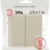 Переключатель Эра Arktik 16-1106-04 двойной 10АХ-250В шампань Б0070367 Б0070367 - 4