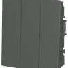 Выключатель Эра Arktik 16-1107-06 тройной 10АХ-250В графит Б0070379 Б0070379 - 2