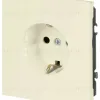 Розетка Эра Arktik 16-2101-02 с заземлением 2P+E Schuko 16А-250В слоновая кость Б0070415 Б0070415 - 2