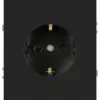 Розетка Эра Arktik 16-2102-05 с заземлением 2P+E Schuko со шторками 16А-250В антрацит Б0070428 Б0070428 - 1