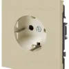 Розетка Эра Arktik 16-2102-04 с заземлением 2P+E Schuko со шторками 16А-250В шампань Б0070427 Б0070427 - 2